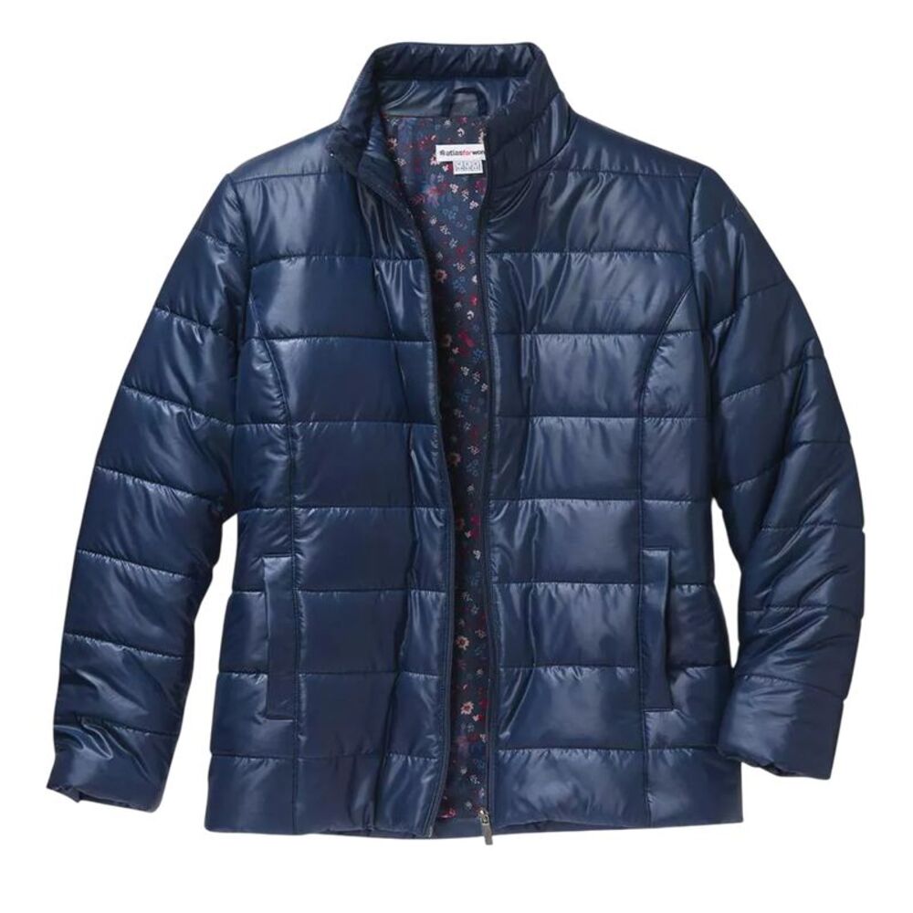 Atlas for Women Womens/Ladies Reversible Padded Jacket / Navy